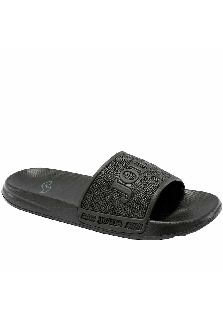 Papuci barbati S.Land SLANDS2601,  39 EU, Negru Negru