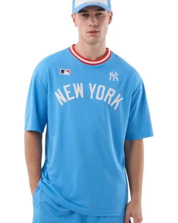 Tricou  MLB Arch Tee NY Yankees 61523, Albastru