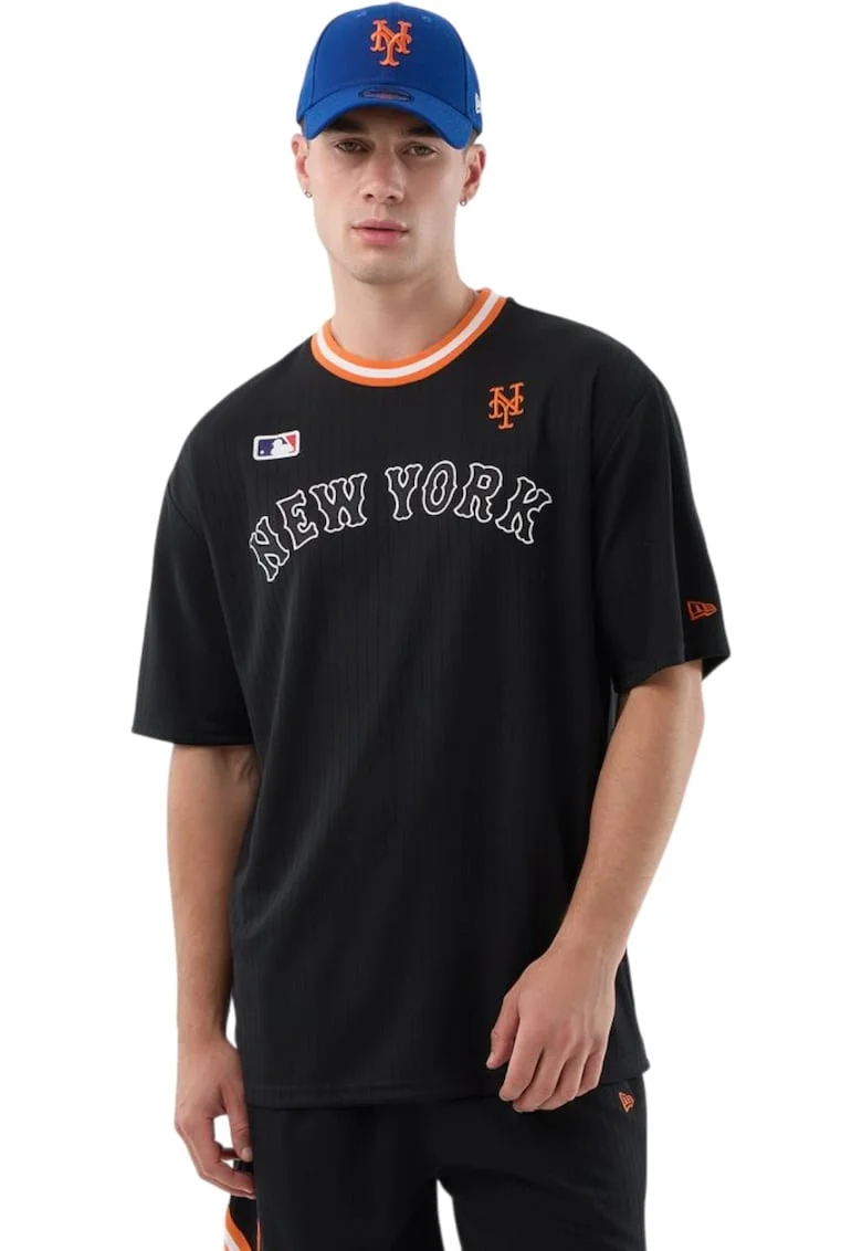 Tricou  MLB Arch Tee NY Mets 61531, Negru