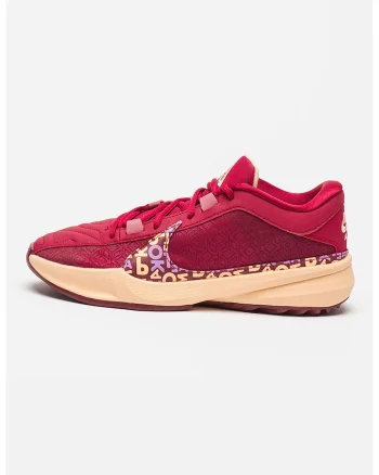 Pantofi sport pentru baschet Zoom Freak 5, Visiniu