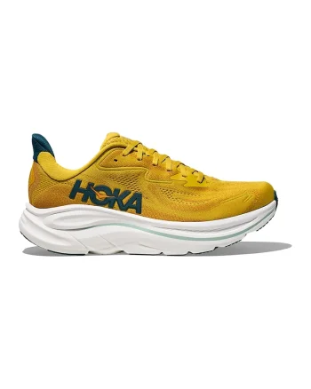 Pantofi Clifton 10 cu logo pentru alergare, Ocru
