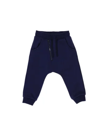 Pantaloni sport cu fermoar in fata  - Fast Wheels, Bleumarin, pentru baietei, Bleumarin/Bleumarin