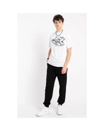 Pantaloni de trening cu buzunare cu fermoar si talie medie