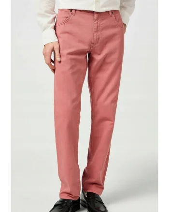 Pantaloni barbati,  Greensboro, regular fit, roz, bumbac,