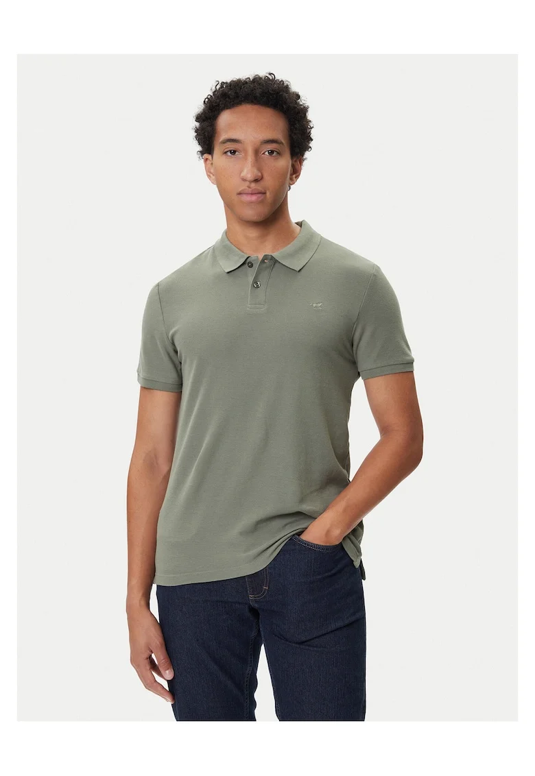 Tricou barbati  verde, bumbac