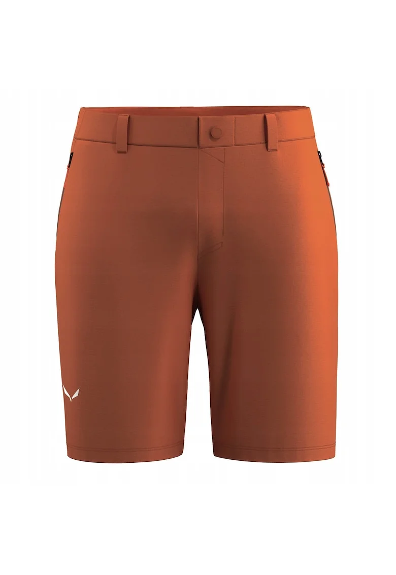Pantaloni scurti barbati  Puez Talveno, rezistenti la vant, uscare rapida, maro, material softshell