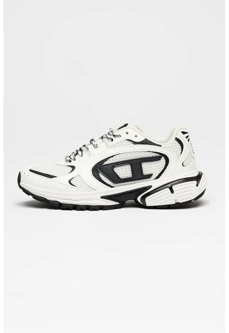 Pantofi sport S Pro V Dense cu garnituri din piele, Negru stins/Alb murdar