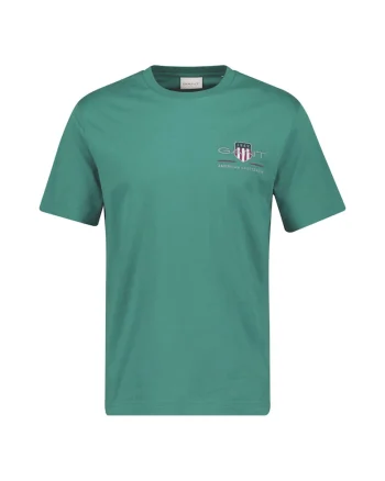 Tricou regular fit cu decolteu la baza gatului Archive, Verde/Visiniu/Gri