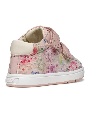 Pantofi sport Biglia cu model floral si velcro, Multicolor