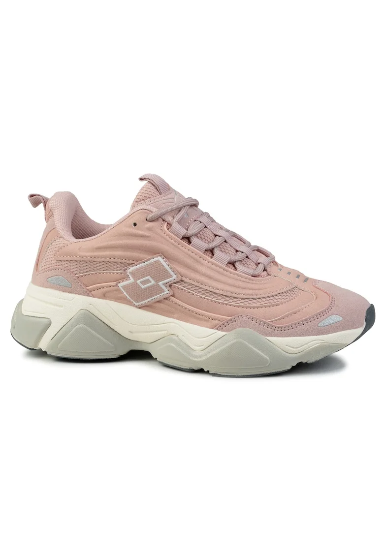 Pantofi sport,  unisex, roz, material textil