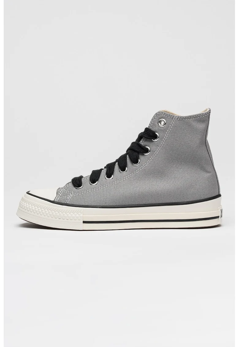 Tenisi mid-cut unisex Chuck Taylor Throwback, Alb/Negru/Gri