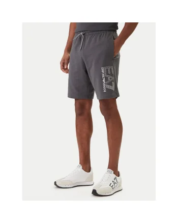 Pantaloni scurti sport Barbati,  Gri, Bumbac