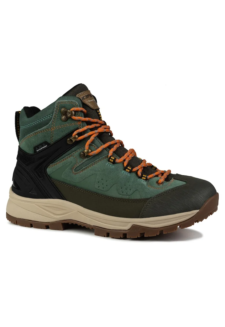 Ghete sport barbati  WYNNE, impermeabile, piele naturala si sintetic, verde