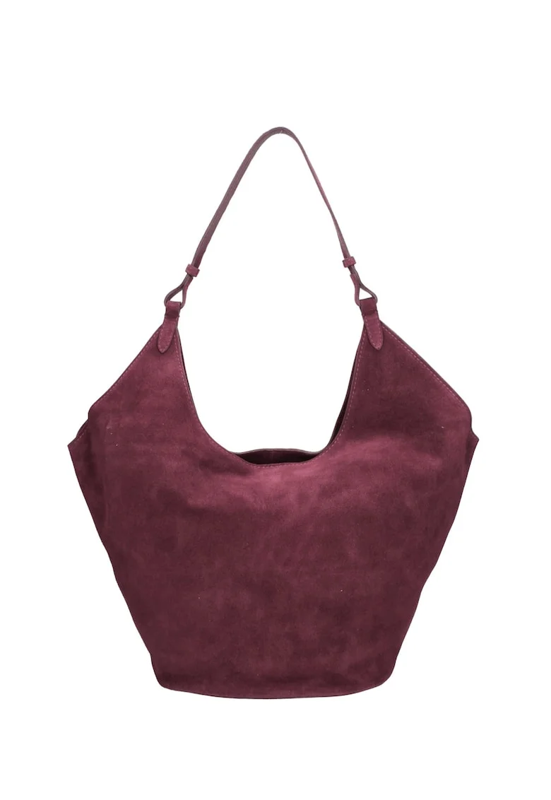 Geanta hobo de piele intoarsa Lisabona