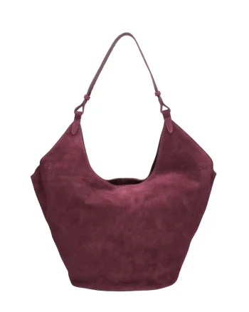 Geanta hobo de piele intoarsa Lisabona