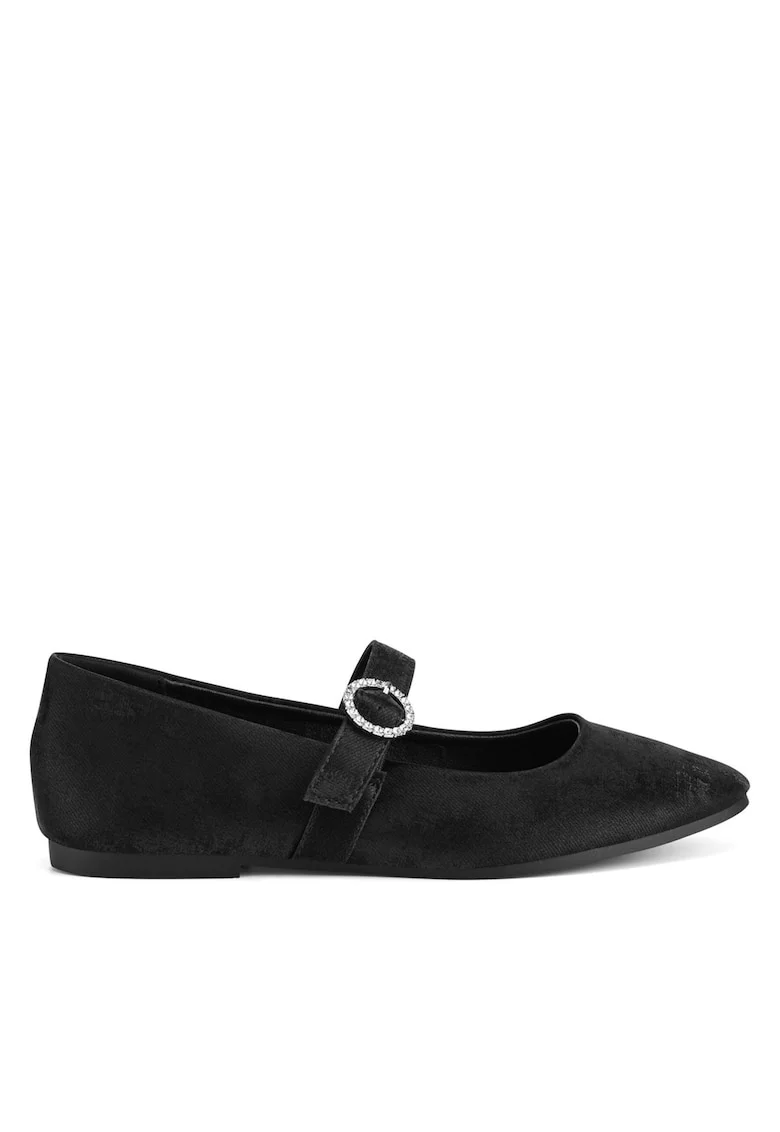 Balerini  negru, tesatura,