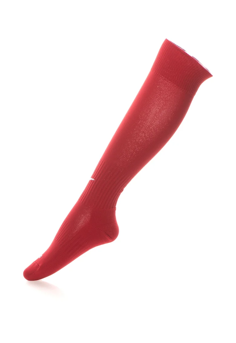 Sosete unisex pentru fotbal, cu logo, Rosu