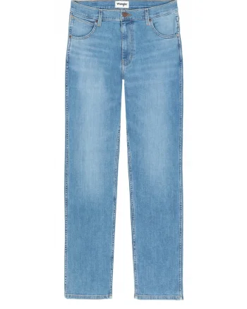 Blugi Straight Fit Talie Joasa, Albastru
