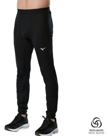 Pantaloni alergare barbati  Premium Merino, Negru