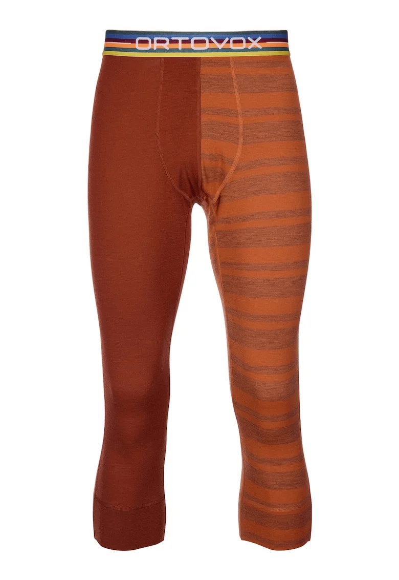 Pantaloni de corp barbati  Merino 3/4 185 Rock N Wool, Portocaliu