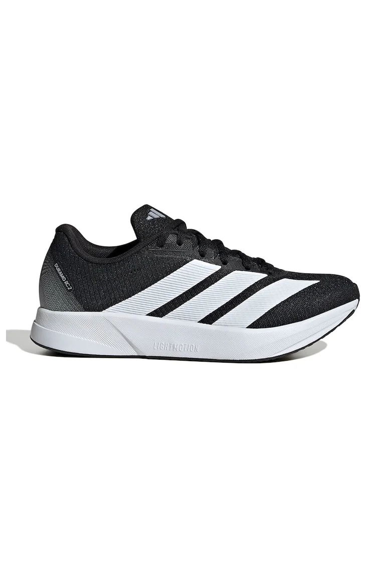Pantofi sport Duramo RC 2 din plasa cu garnituri din material sintetic, pentru alergare, Negru/Argintiu