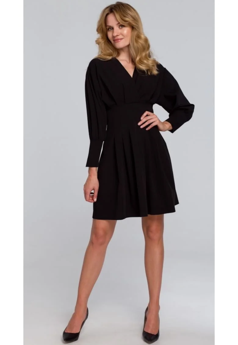 Rochie kimono,  Poliester, Rosu