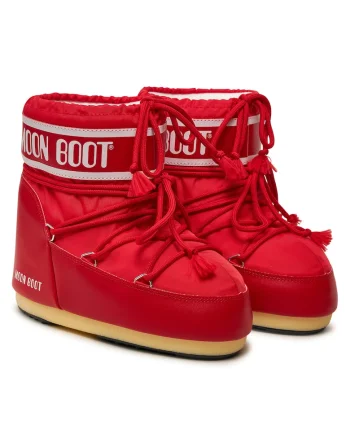 Ghete unisex  piele ecologica, rosu, model 80D1409340