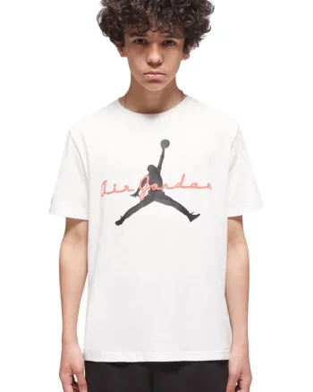 Tricou  Flight Essentials Script 60368, Alb