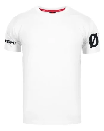 Tricou  bumbac, alb, maneca scurta