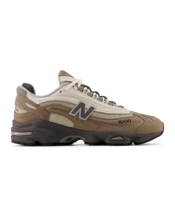 Pantofi sport low-cut M1000, Maro inchis/Bej