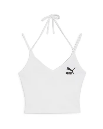 Maiou femei  Classics Ribbed Crop Top 29890, Alb, Alb