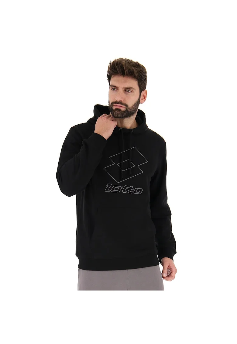 Hanorac  Smart IV, barbati, cu gluga, negru, bumbac