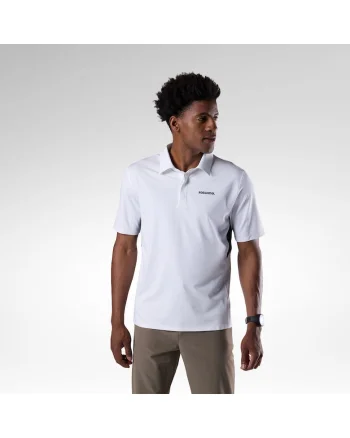 Tricou sport alb  LYCIAN POLO, Albastru inchis