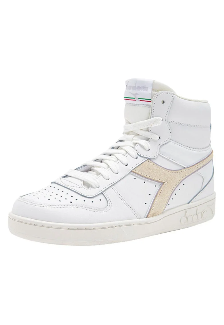 Pantofi sport din piele ecologica si piele intoarsa, pentru baschet