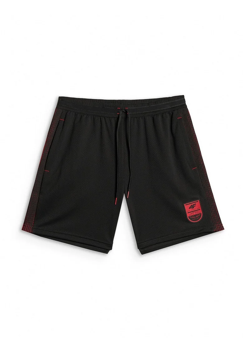 Pantaloni sport dama,  sort fotbal, uscare rapida, negru, material usor