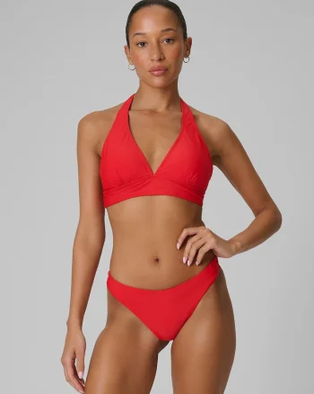 Top de bikini pentru femei - rosu