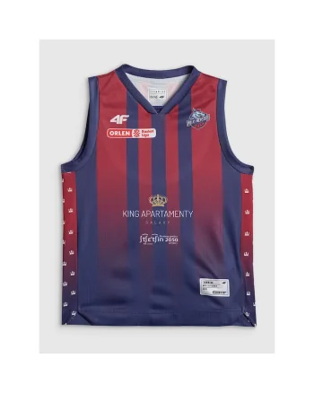 Maiou sport baieti TSS25TFSLM0951-91S, 4F, Poliester, Rosu/Bleumarin,