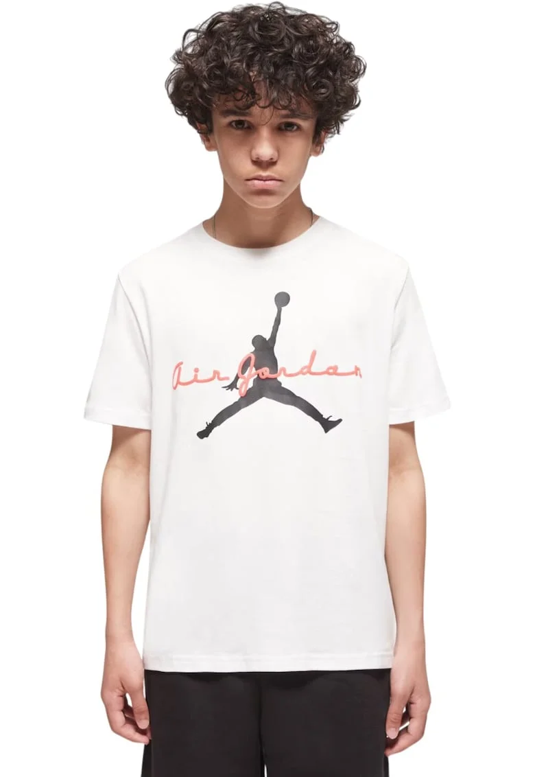 Tricou  Flight Essentials Script 60368, Alb