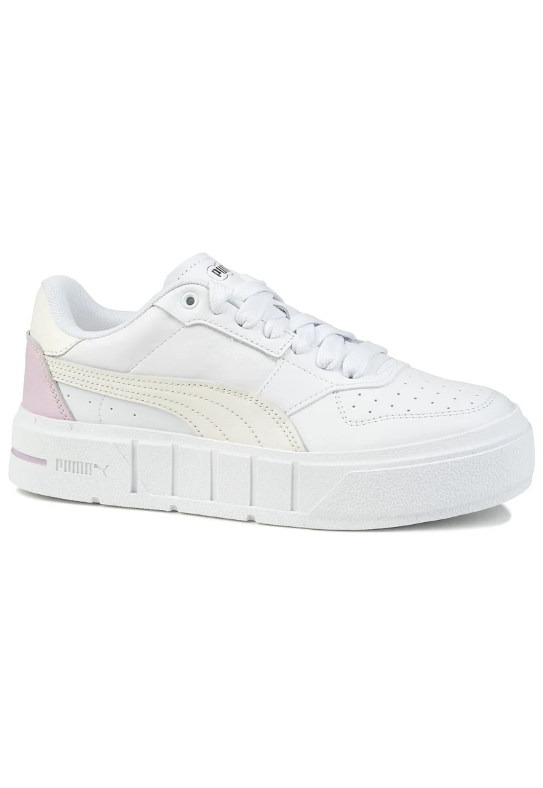 Pantofi sport dama  Cali, piele naturala, alb, stil clasic, confortabili