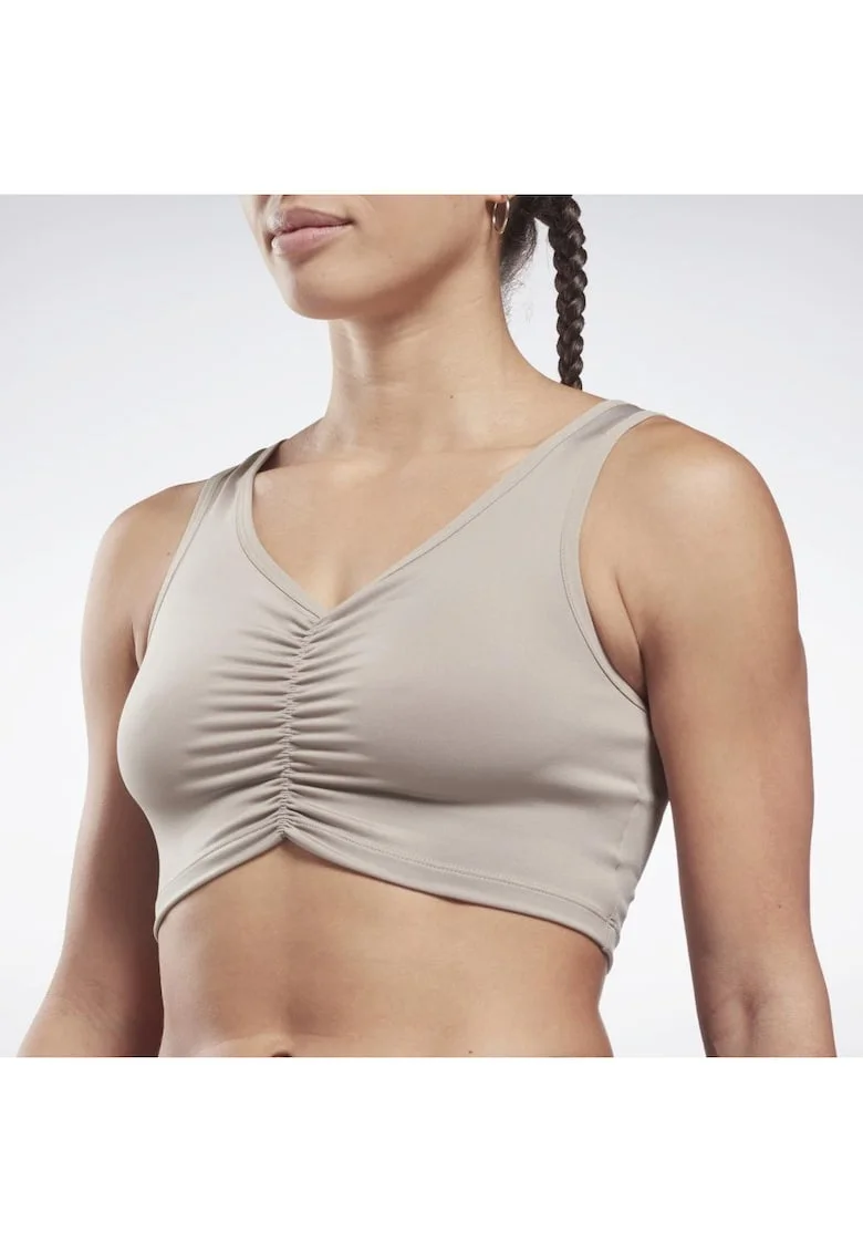 Top crop cu detaliu logo