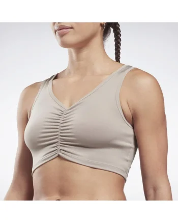 Top crop cu detaliu logo