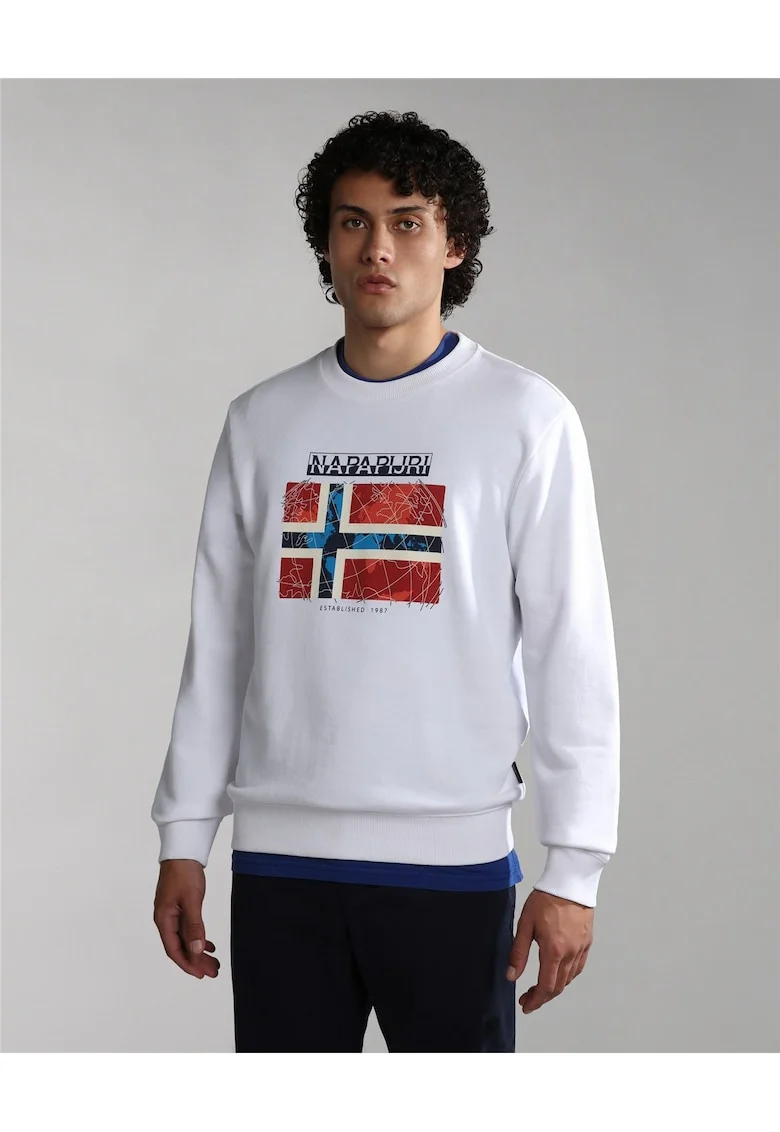 Bluza de trening cu imprimeu logo Guiro,
