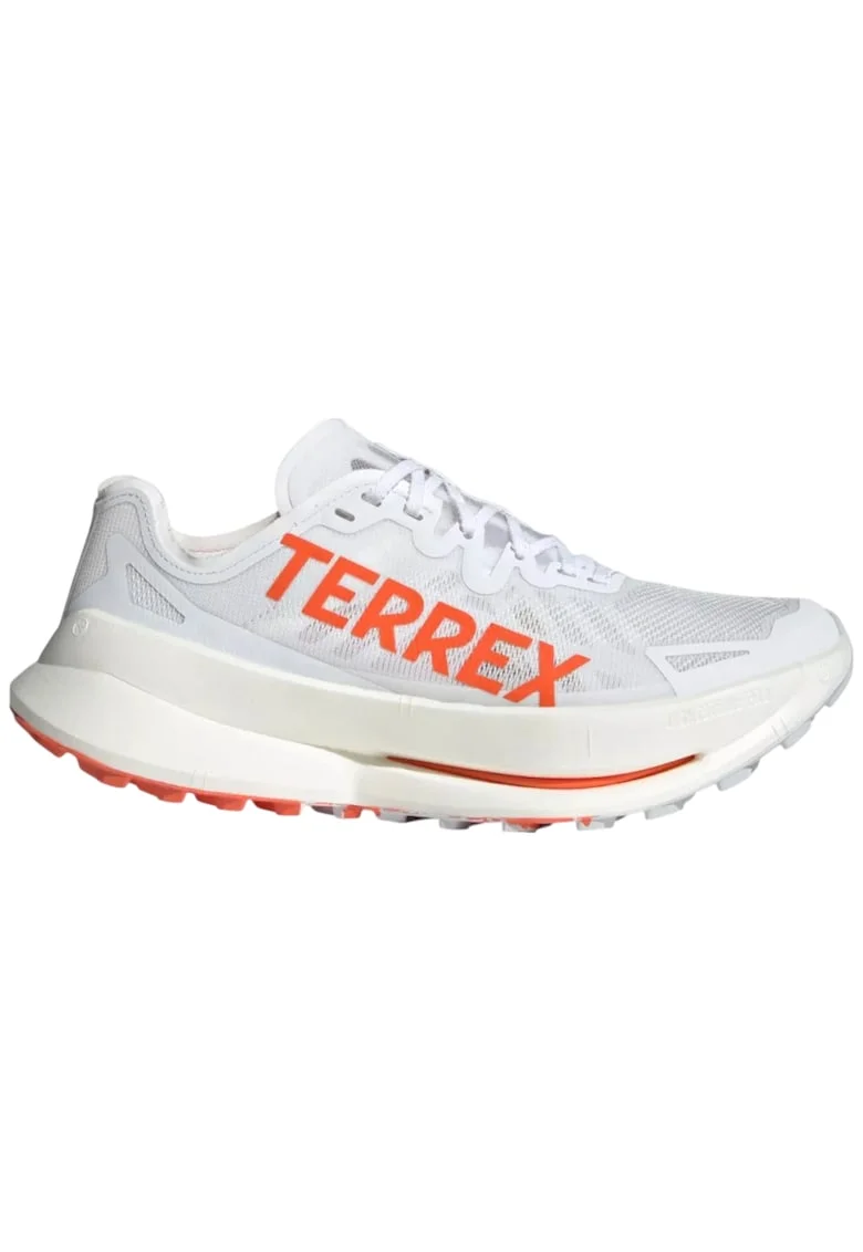 Pantofi alergare trail barbati  Terrex Agravic Speed Ultra FW 2025, Alb/Portocaliu