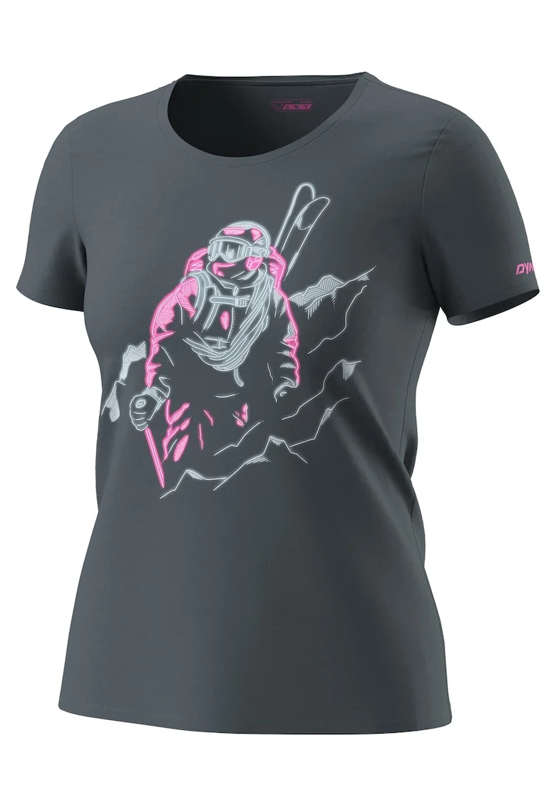 Tricou bumbac dama  Blacklight, Gri