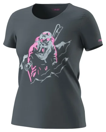 Tricou bumbac dama  Blacklight, Gri