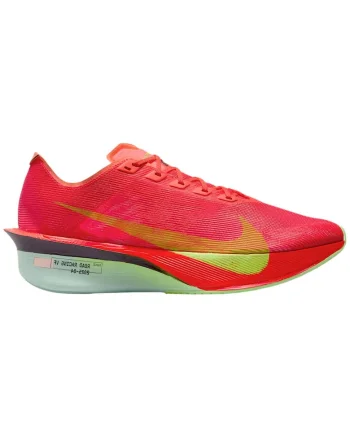 Pantofi alergare barbati  Vaporfly 4 FW 2025, Rosu/Verde lime