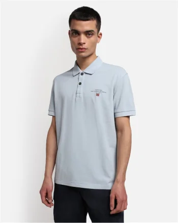Tricou polo cu detaliu logo Elbas,