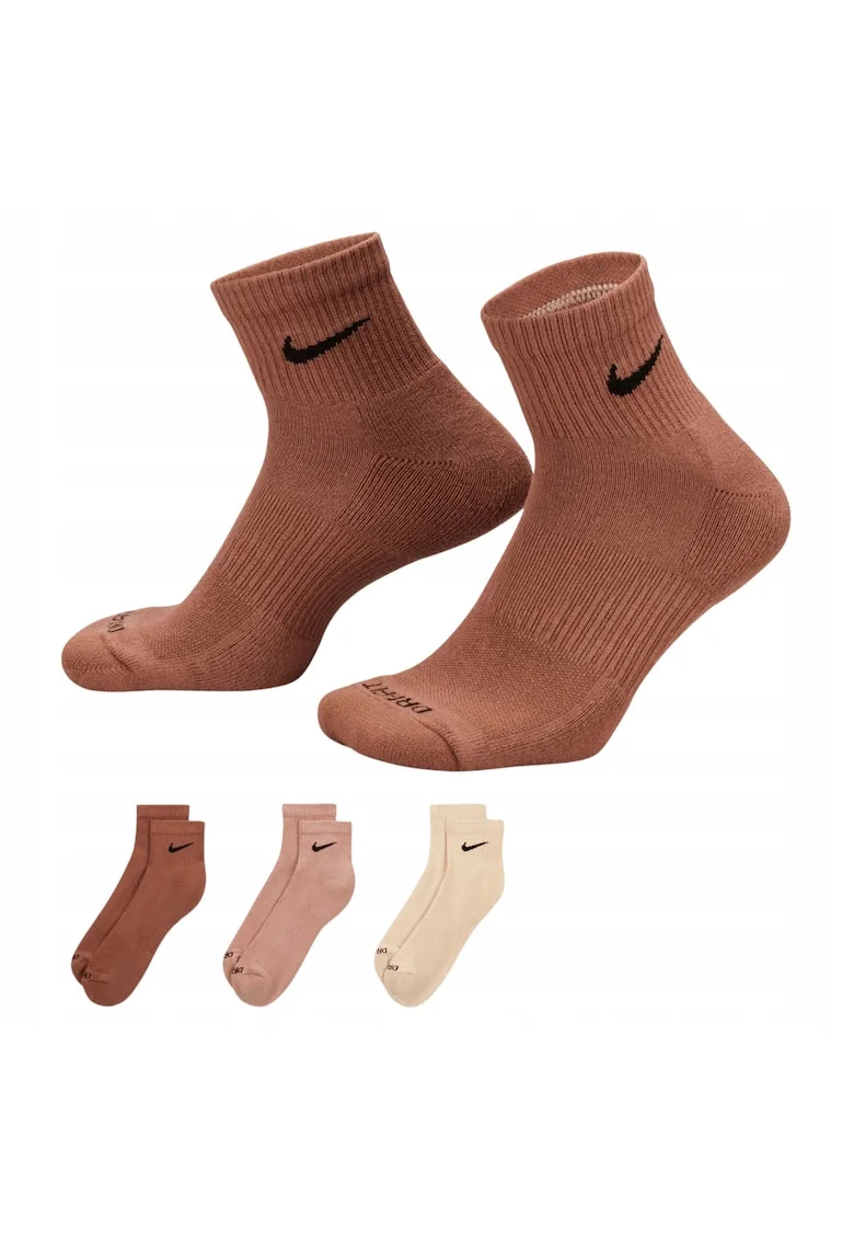 Sosete Unisex,  SX6890 968, Multicolor, Amortizare In Partea Din Fata Si Calcai Dri-Fit Banda Elastica Piciorului, Material Respirabil, Portocaliu