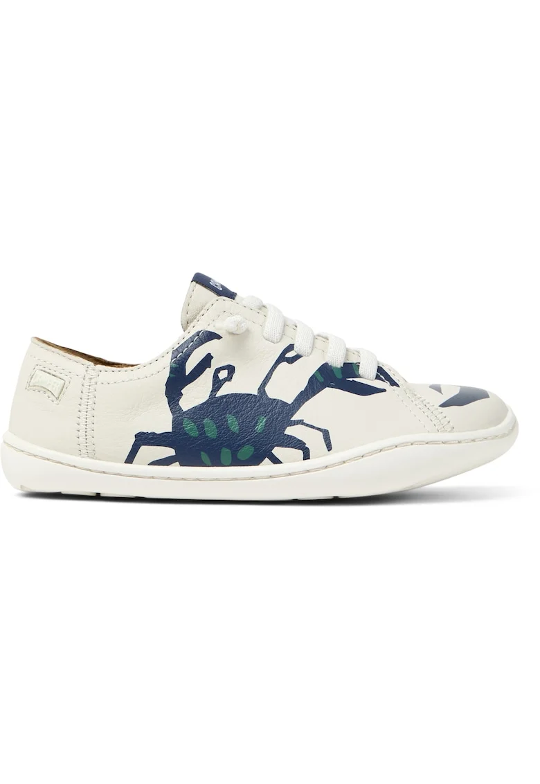 Pantofi sport Peu Cami 8491 de piele, Alb/Alb murdar