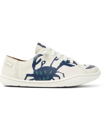 Pantofi sport Peu Cami 8491 de piele, Alb/Alb murdar